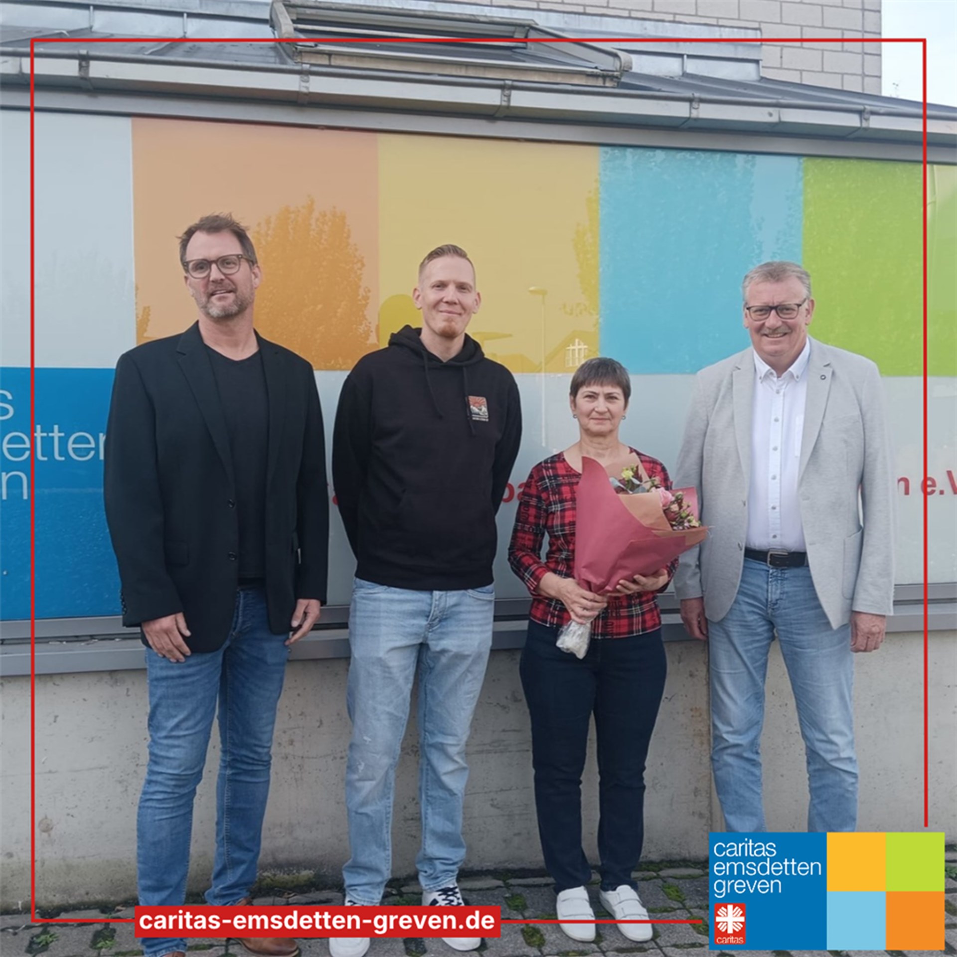 v.l.n.r.: Herr Stegemeyer, Hr. Ott, Frau Meisner, Hr. Wilp 