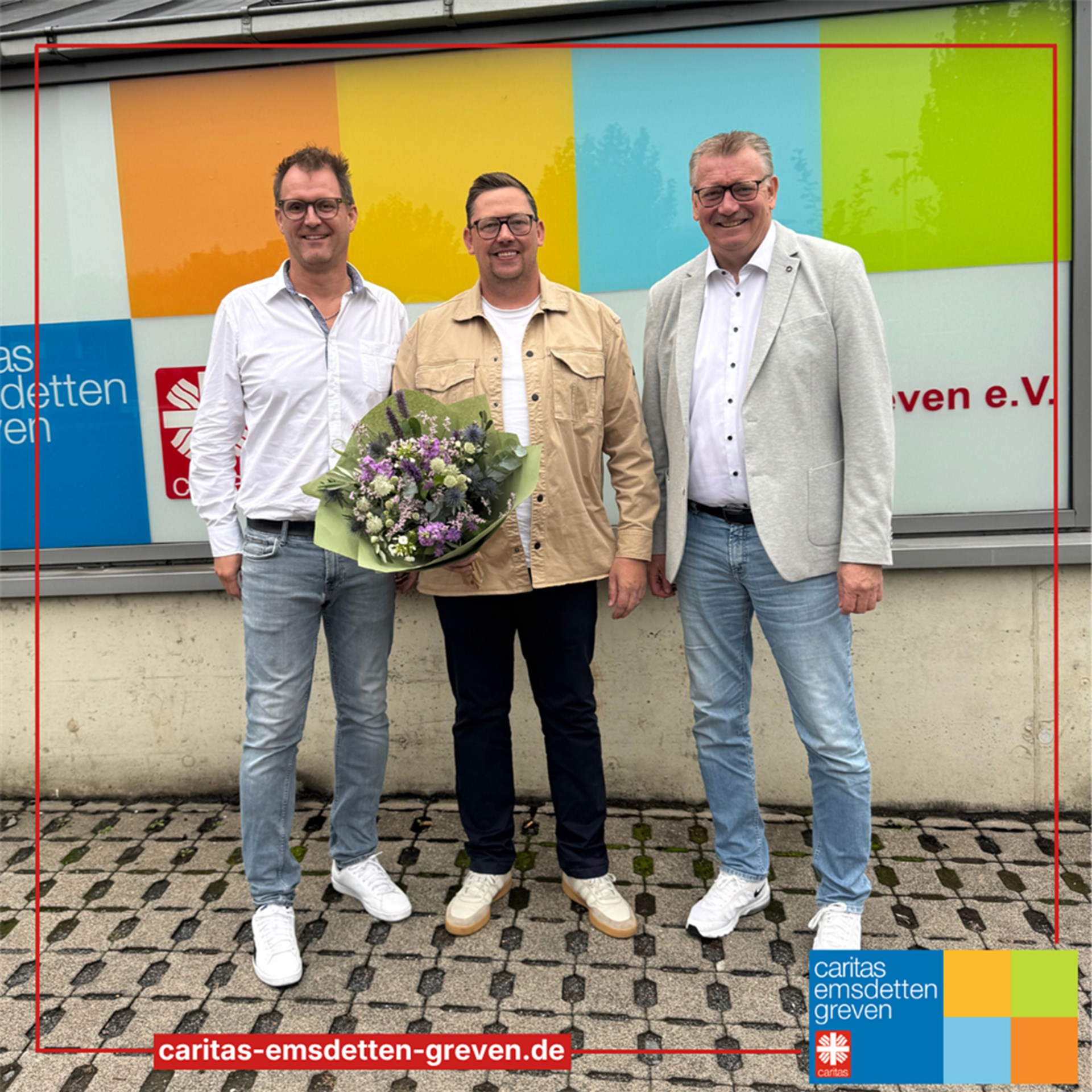 vlnr: Kai Stegemeyer, Chritsoph Terwey, Klaus Wilp 